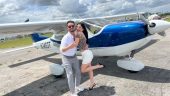 Amazing bird-like views of Miami city