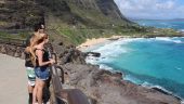 Very nice tour of south Oahu with scenic overlooks 