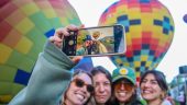 Hot air balloon is a must while visiting